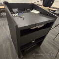 Black Presentation Podium Lectern